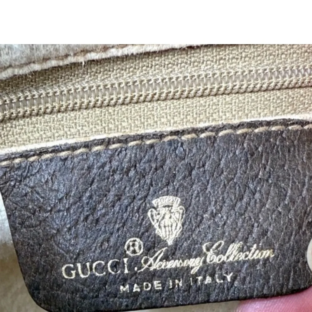 Authentic Gucci crossbody bag brown monogram coated canvas - Picture 11 of 12